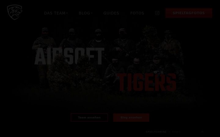 Ekrano kopija airsoft-tigers.de