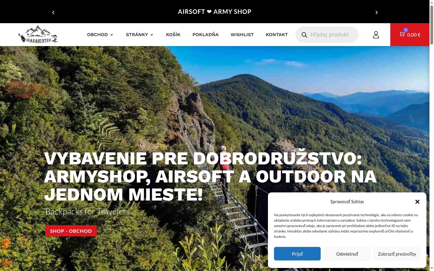 Zrzut ekranu banera zgody wyświetlanego przed jakąkolwiek interakcją