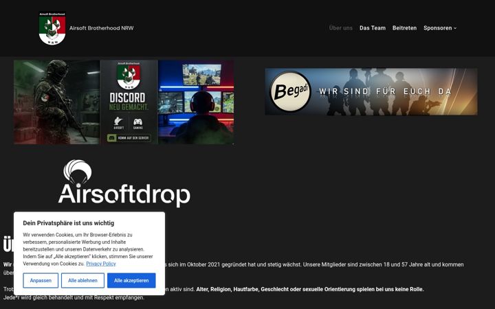 Screenshot di airsoftbrotherhoodnrw.com
