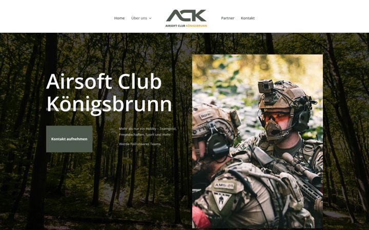 Ekrano kopija airsoftclub-koenigsbrunn.de