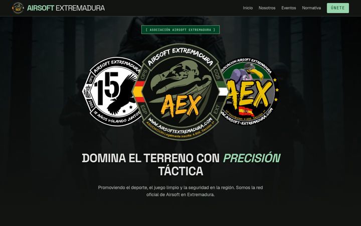 Screenshot of airsoftextremadura.com