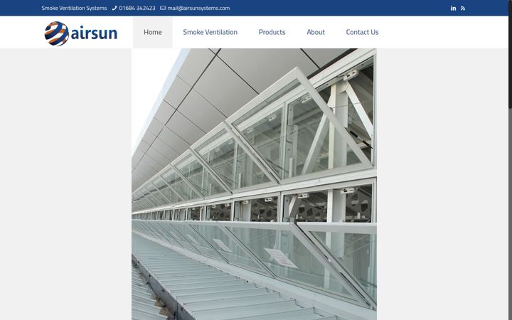Screenshot of airsunsystems.com