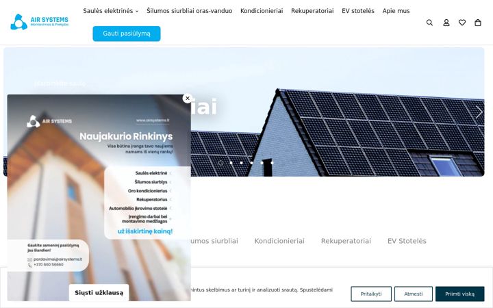 Skärmbild av airsystems.lt