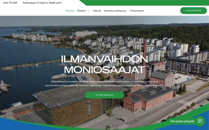 Skjermbilde av airteamoy.fi