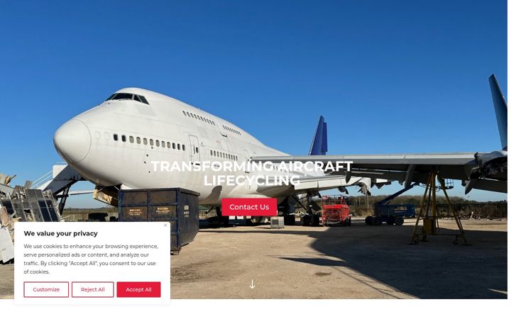 Screenshot of airtear.aero