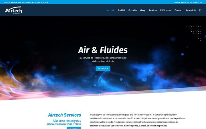 Screenshot ta' airtech-services.fr