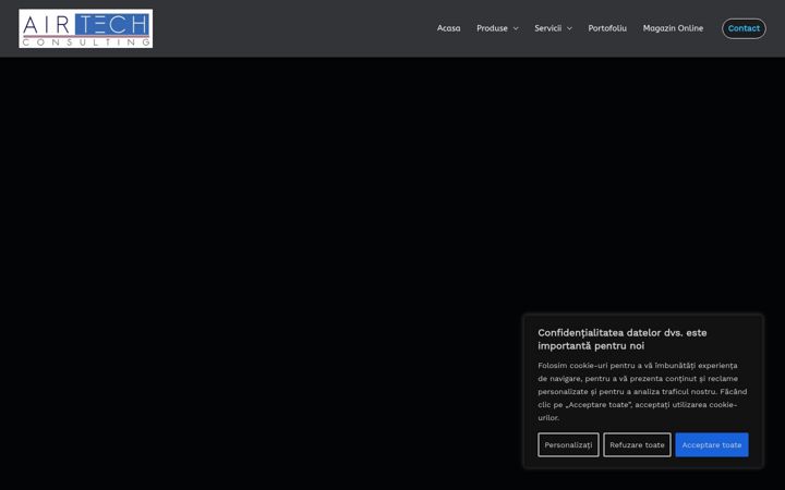 Screenshot of airtechconsulting.ro