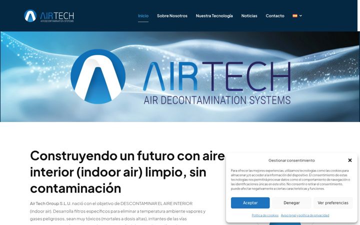 Screenshot of airtechgroup.es
