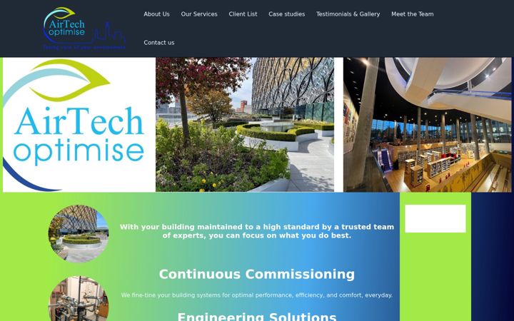 Screenshot von airtechoptimise.co.uk