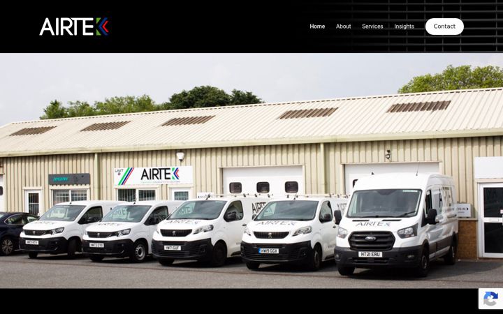 Screenshot von airtekservices.co.uk