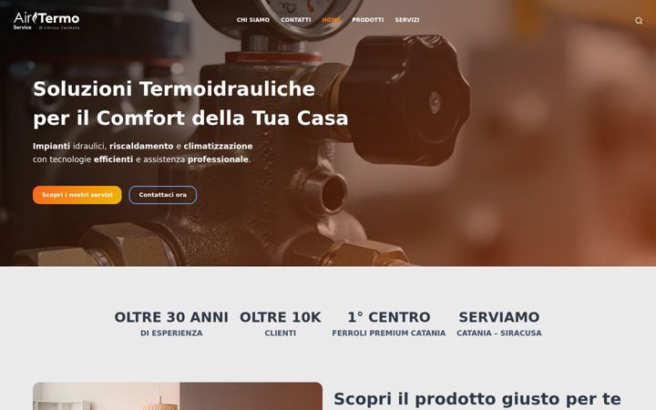 Screenshot of airtermoservice.it