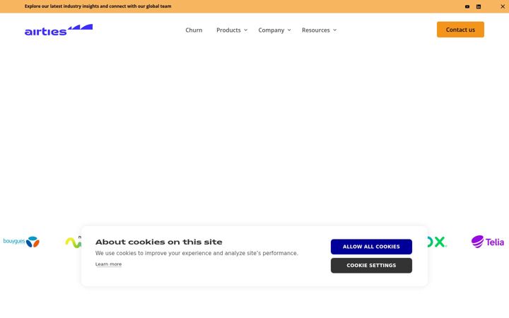 Skjámynd af airties.com