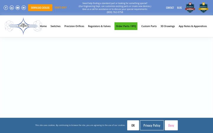 Screenshot of airtrolinc.com