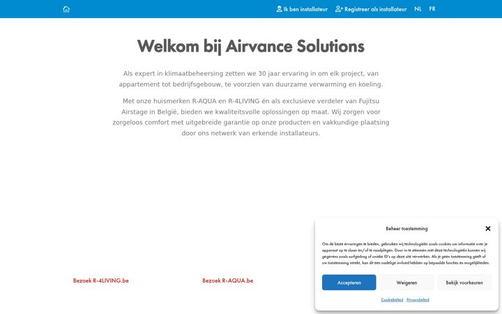 Képernyőkép: airvance-solutions.be