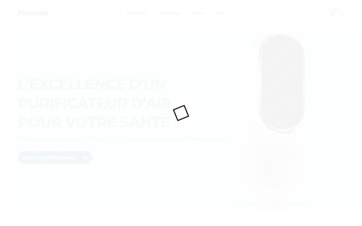 Screenshot of airvania.com