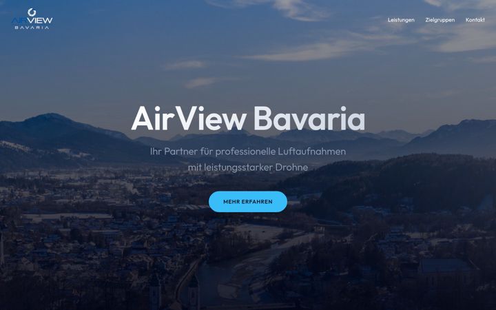 Screenshot of airview-bavaria.de