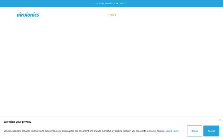 Screenshot of airvionics.com