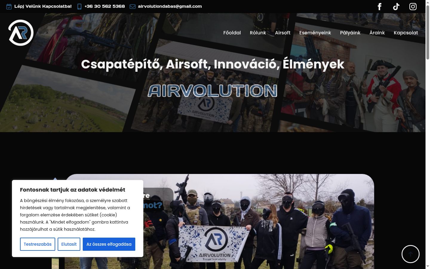 Screenshot του banner συγκατάθεσης που εμφανίστηκε πριν από οποιαδήποτε αλληλεπίδραση