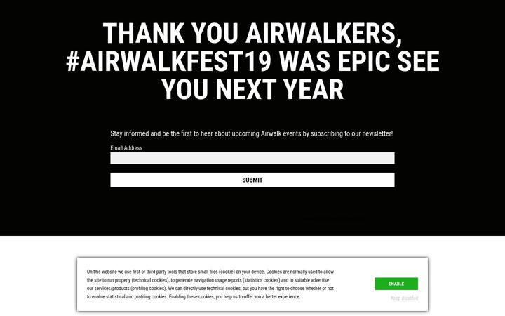 Screenshot of airwalkfestival.nl