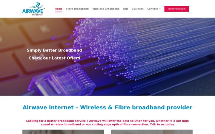 Screenshot of airwave.ie