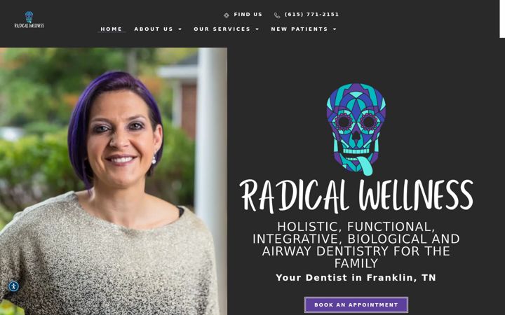 Screenshot of airwayandbiologicaldentalcenter.com