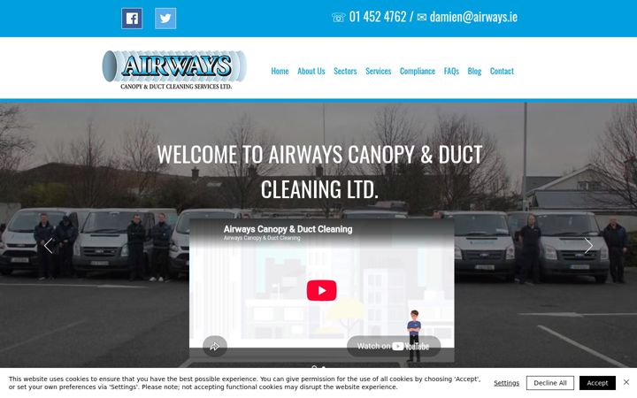 Screenshot of airways.ie