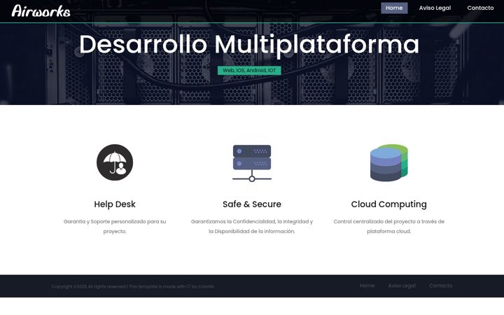 Screenshot of airworks.es
