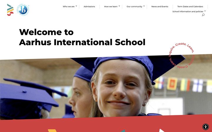 Screenshot of ais-aarhus.com