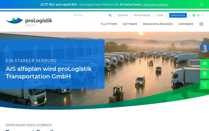 Screenshot of ais-alfaplan.de