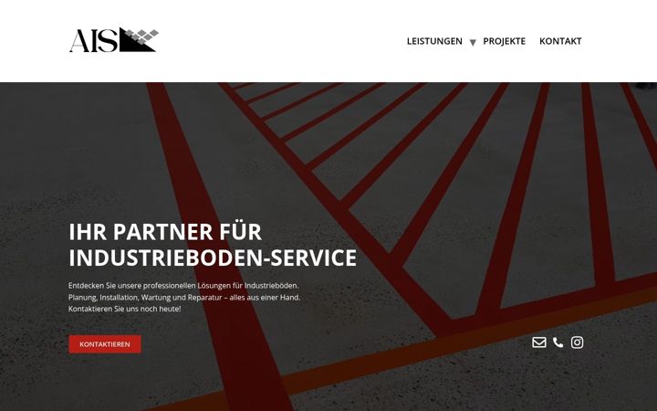Screenshot of ais-industrieboden.de
