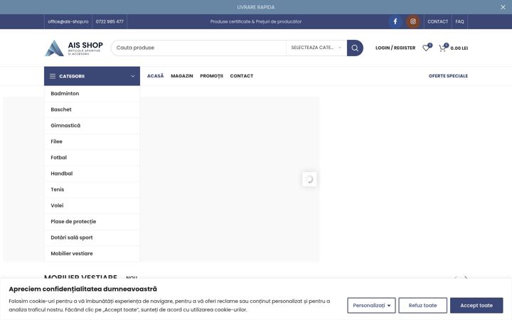 Screenshot of ais-shop.ro