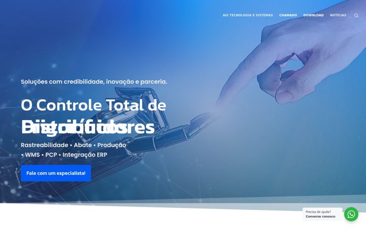 Captura de ecrã de ais.com.br