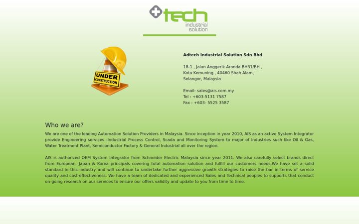 Screenshot of ais.com.my