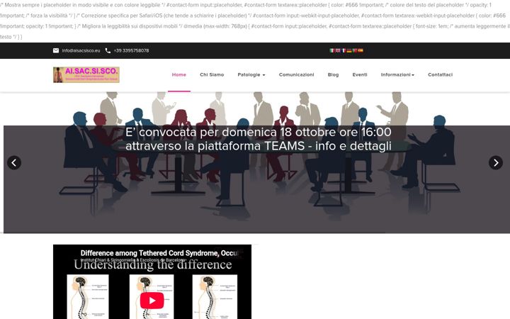 Captura de ecrã de aisacsisco.eu