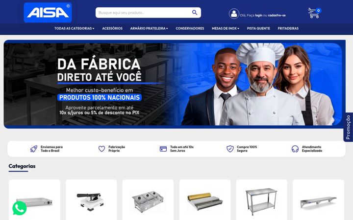 Screenshot of aisadobrasil.com.br