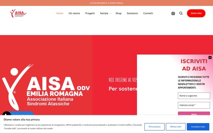 Captura de ecrã de aisaemiliaromagna.it