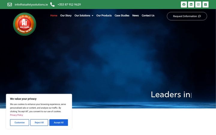 Captura de ecrã de aisafetysolutions.ie