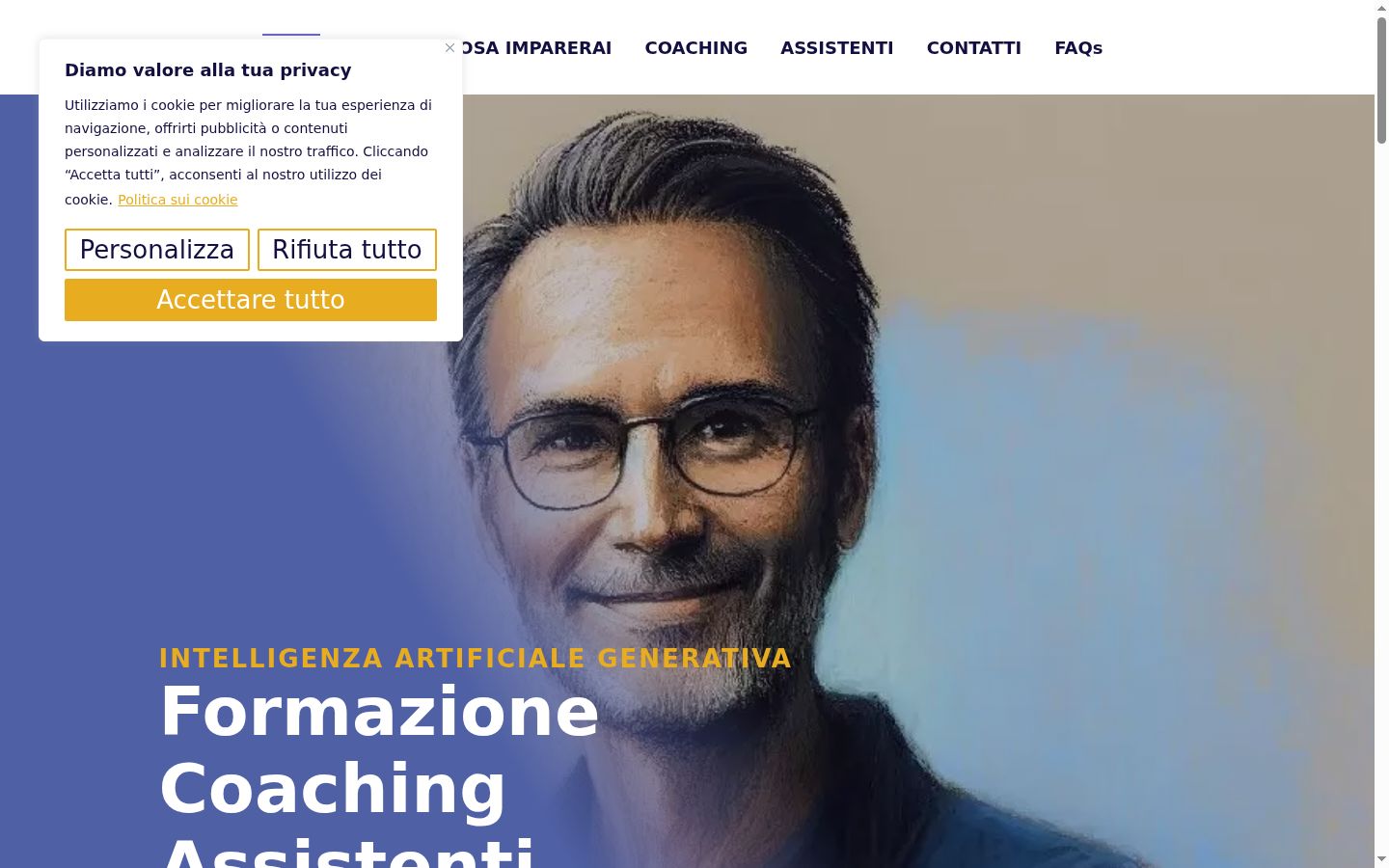 Screenshot van de toestemmingsbanner zoals getoond vóór enige interactie