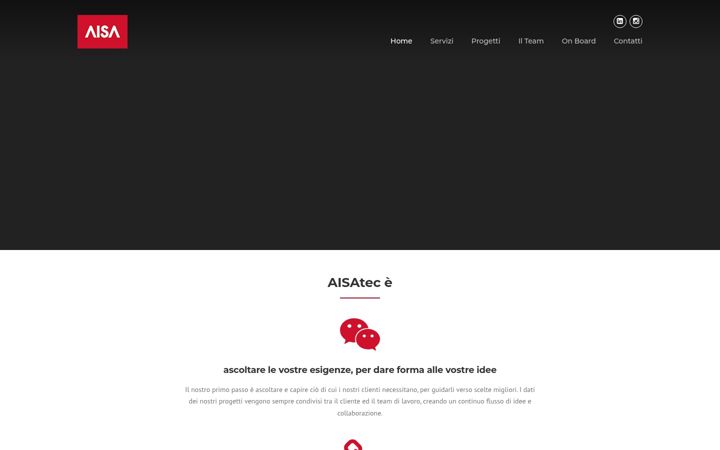 Screenshot of aisatec.it