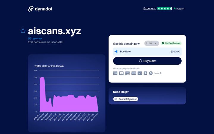 Screenshot του aiscans.xyz