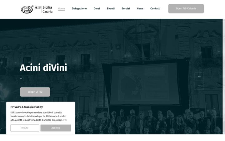 Screenshot of aiscatania.it