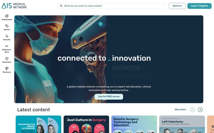Screenshot of aischannel.com