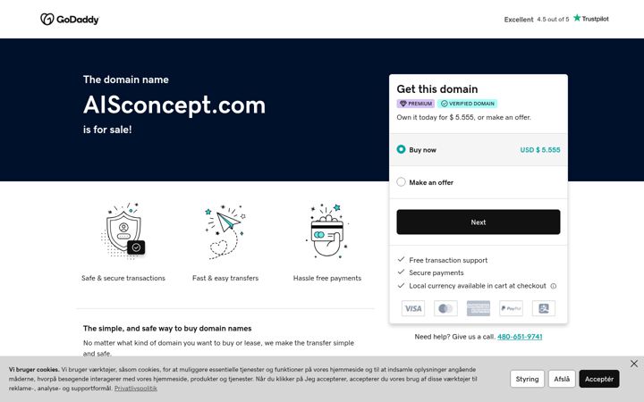 Skjermbilde av aisconcept.com