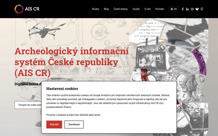 Screenshot of aiscr.cz