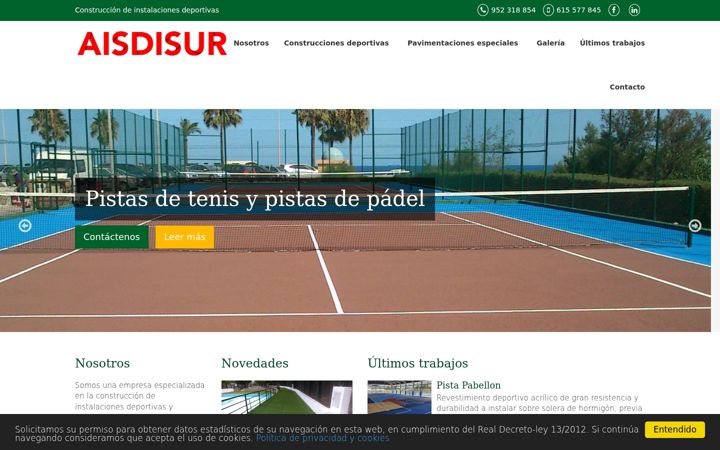Screenshot of aisdisur.com