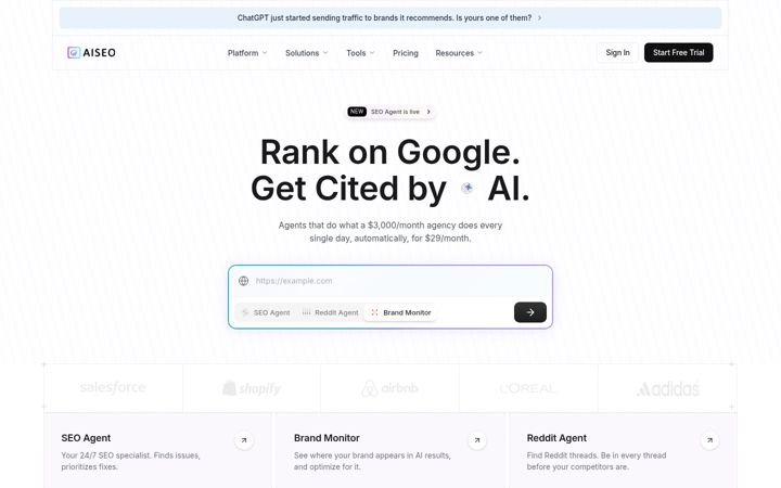 Screenshot of aiseo.ai
