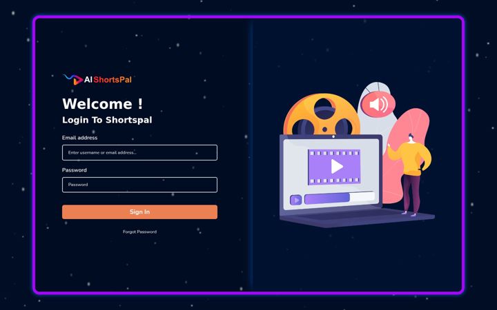 Screenshot of aishortspal.com