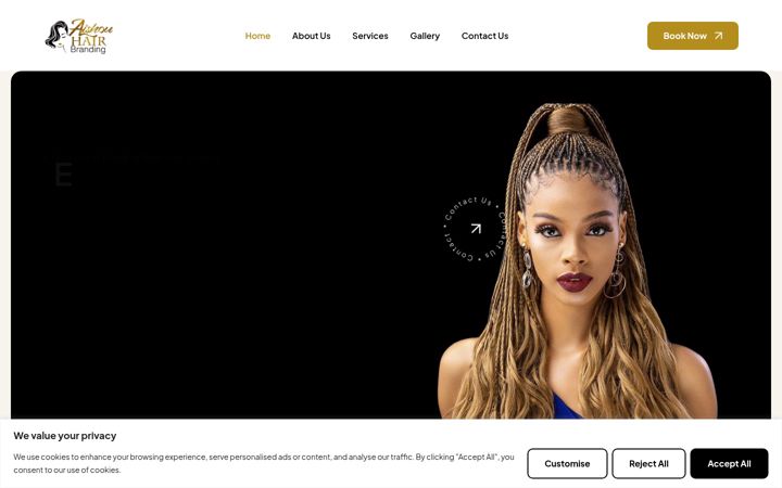 Screenshot of aishouhairbraiding.com