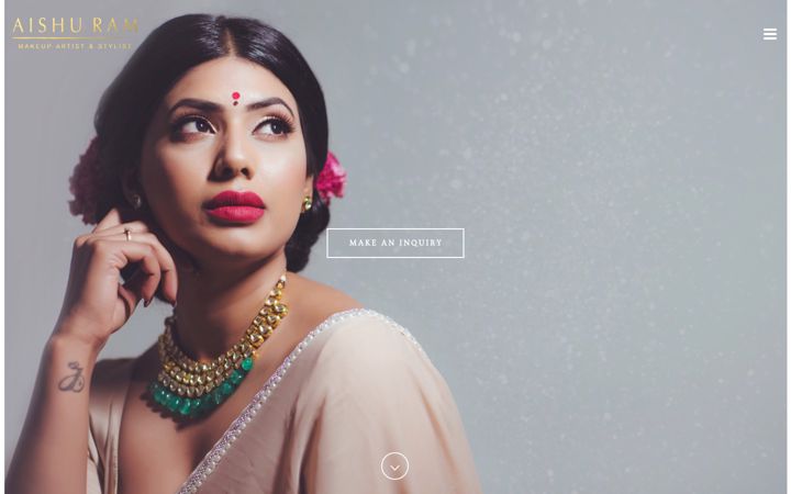 Screenshot of aishuram.com