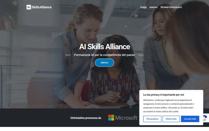 Screenshot του aiskillsalliance.it